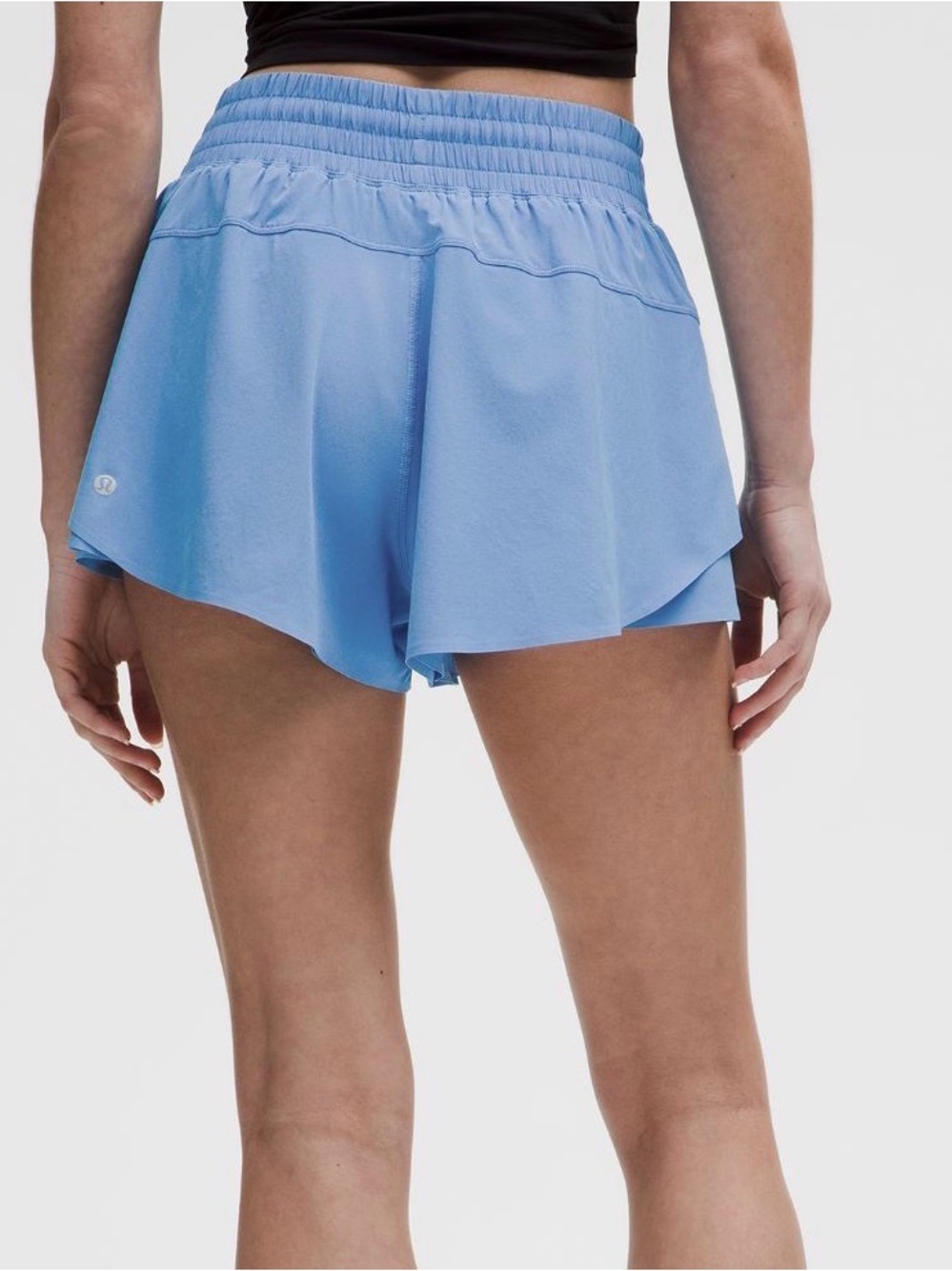 Lululemon Shake It Out high rise short- small POOL SIDE BLUE - Picture 2 of 4